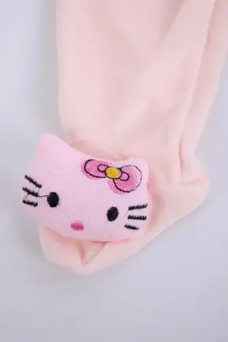 Velvet Toyed Girl Boy Baby Kid Trousers Hello Kitty-Pink - BABYHOLA (1)