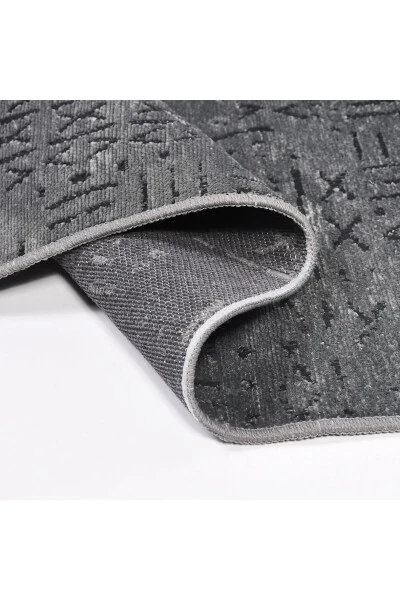 Vena Collection Natural Latex Jacquard Anti-Allergic Woven Custom Size Rug Runner - CREA HALI (1)