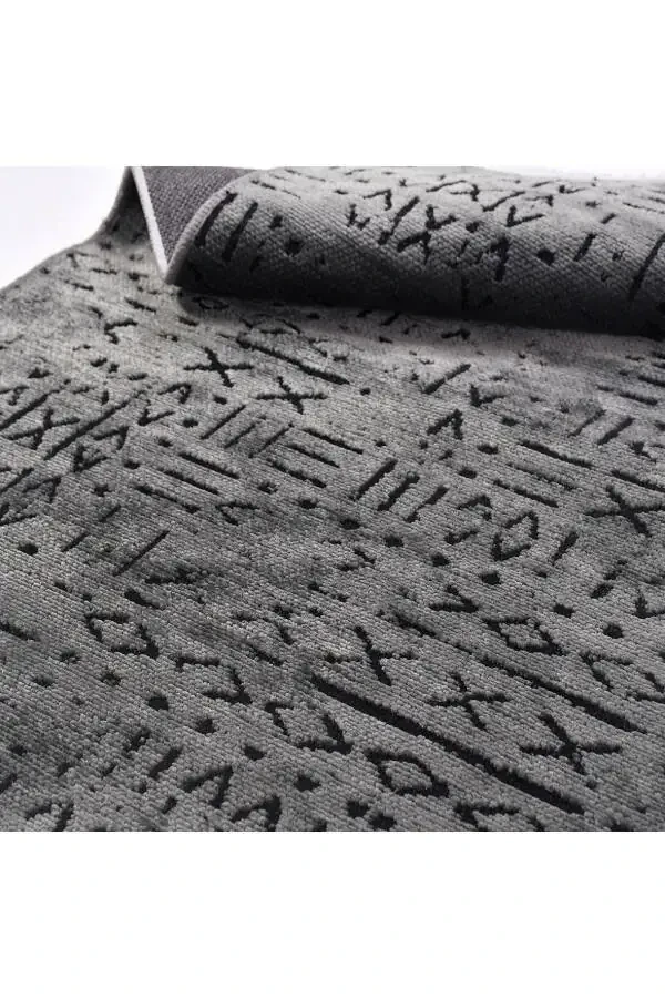 Vena Collection Natural Latex Jacquard Anti-Allergic Woven Custom Size Rug Runner - 3