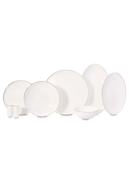 Diana Collection 60 Parça Gold Yemek Takımı A8173 - çok renkli - 1