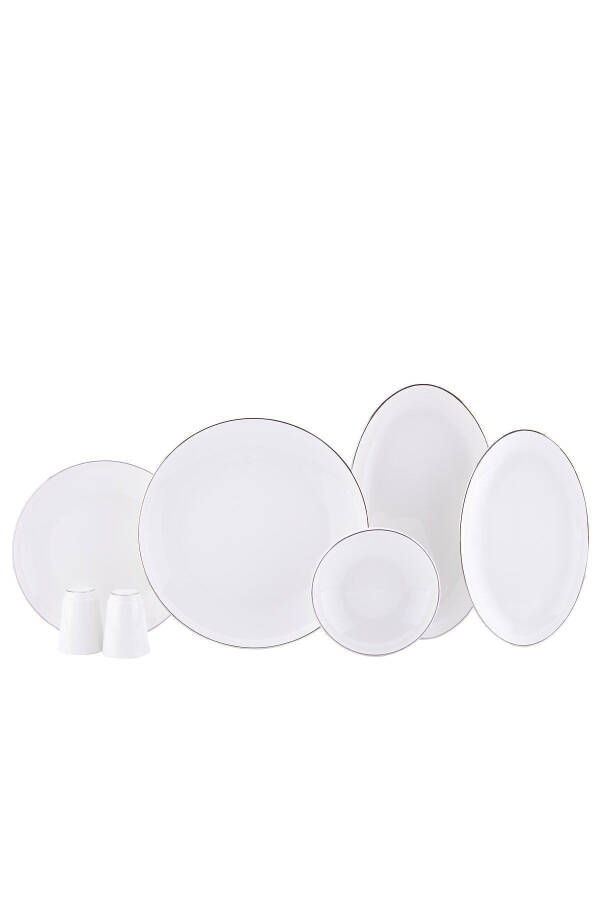 Veneta Collection 60-Piece Platinum Dinner Set - 4