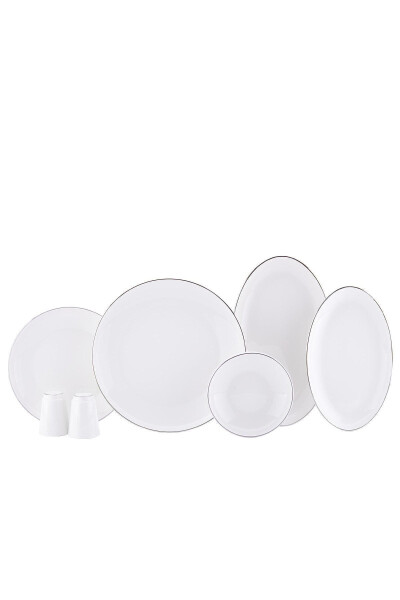 Veneta Collection 60-Piece Platinum Dinner Set - 1