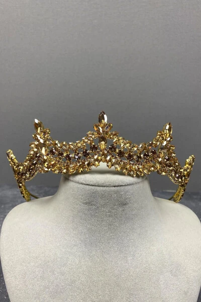 Venetian Stone Bridal Henna Crown - Modazone (1)