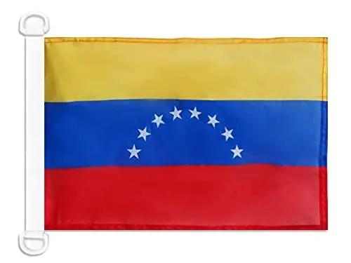 Venezuela Civil Ensign NAUTICAL Flag 18'' x 12'' - Venezuelan merchant flags 30 x 45 cm. - Banner 12x18 in for boat - AZ FLAG - AZ FLAG