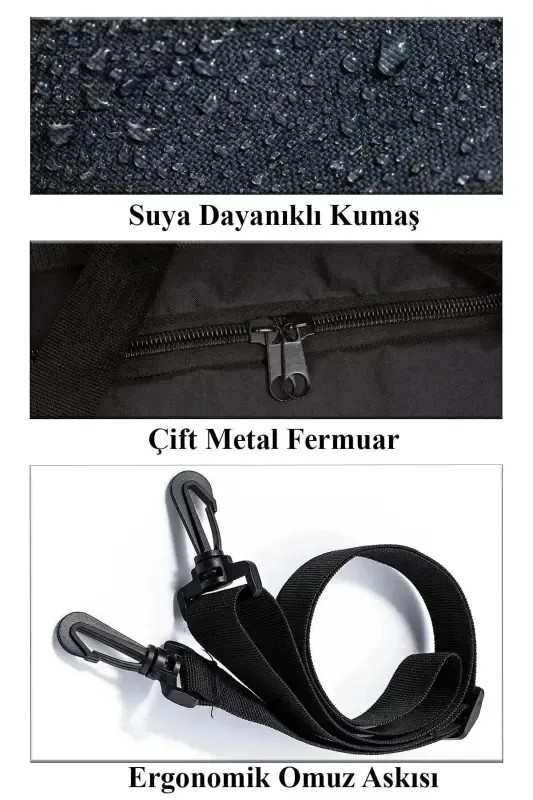 Ventilated Sports, Gym, Fitness Bag with Shoe Compartment - 8