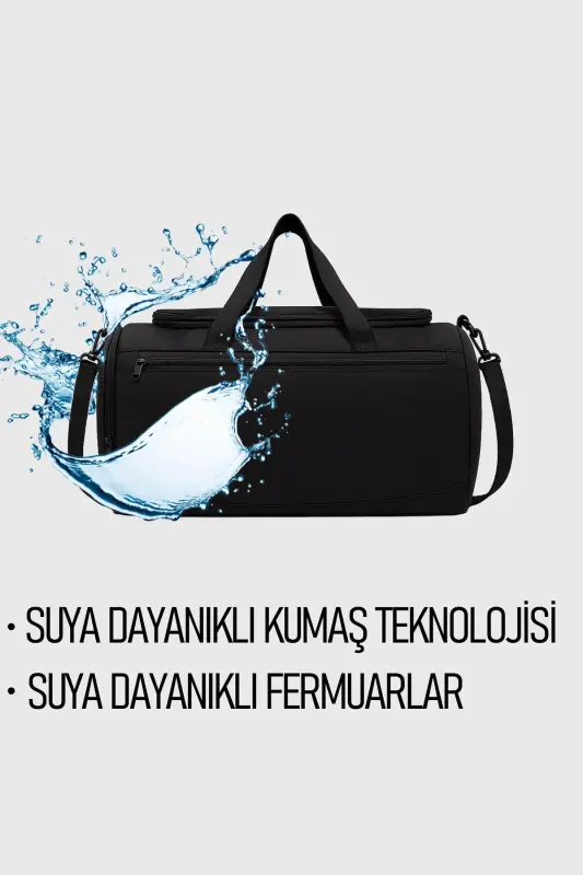 Ventilated Sports, Gym, Fitness Bag with Shoe Compartment - 3