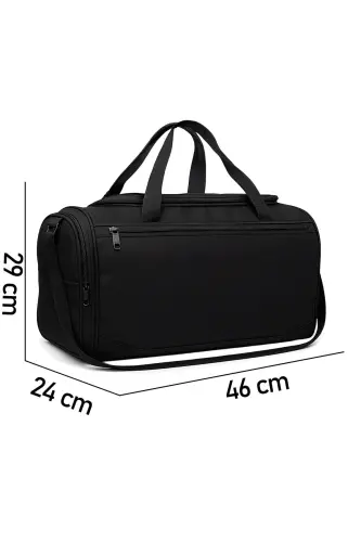 Ventilated Sports, Gym, Fitness Bag with Shoe Compartment - 6