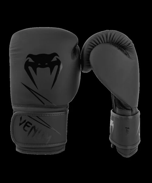 Venum Classic Bokserlik Qo'lqoplari - Unisex - Qora - 16 oz - 7