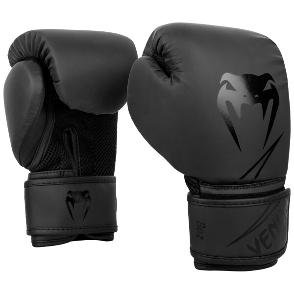 Venum Classic Kids Boxing Gloves - Black/Black - 8 oz - Unisex - For bag and sparring training - 1