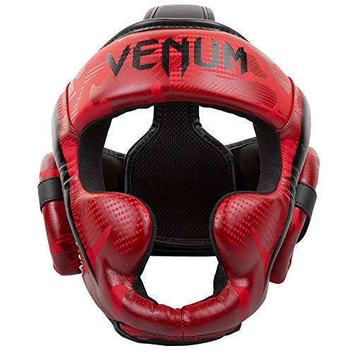 Venum Elite Headgear - Red/Camo, One Size - 1