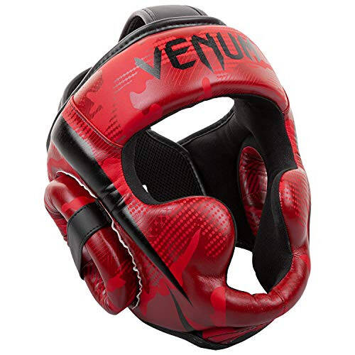 Venum Elite Headgear - Red/Camo, One Size - 2