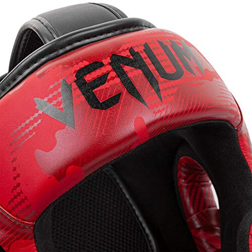 Venum Elite Headgear - Red/Camo, One Size - 4