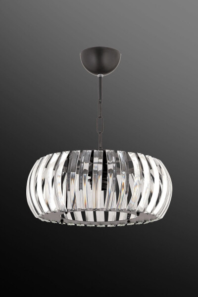 Venus Black 22 Cm T-installed Crystal Stone Chandelier - 5