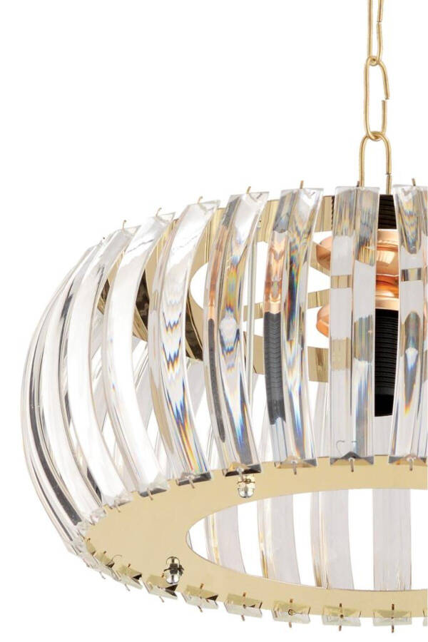 Venus Gold 22 Cm Crystal Stone Chandelier - 10