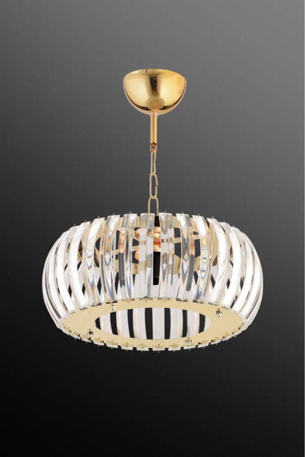 Venus Gold 22 Cm Crystal Stone Chandelier - 12