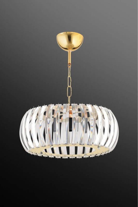 Venus Gold 22 Cm Crystal Stone Chandelier - 7