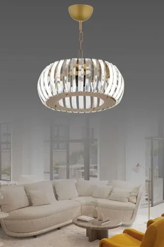 Venus Pendant Antique 22 Cm T.installation Crystal Stone Chandelier - İSTANBUL AVIZE (1)