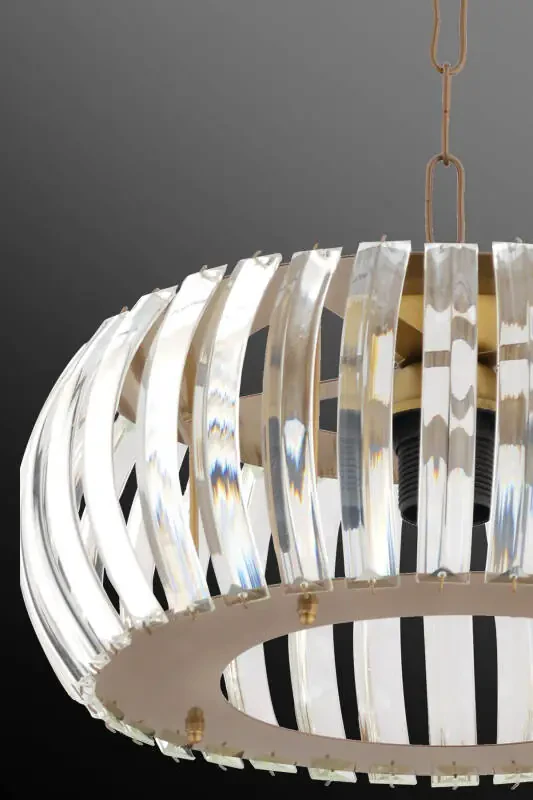 Venus Pendant Antique 22 Cm T.installation Crystal Stone Chandelier - 7