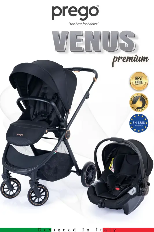 Venus Premium Travel System Stroller - 3