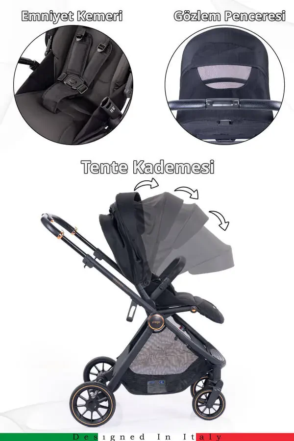 Venus Premium Travel System Stroller - 7