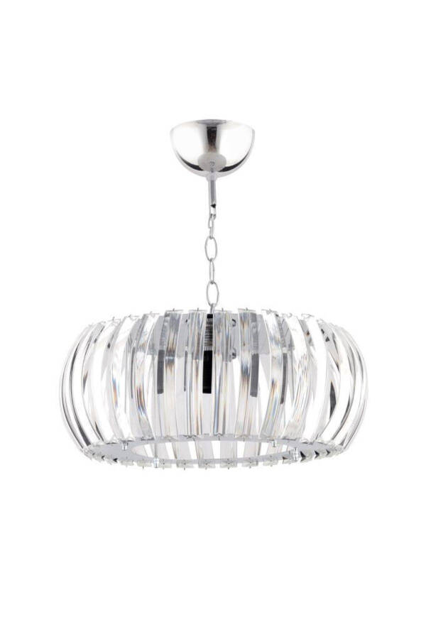 Venus Silver 22 Cm Crystal Stone Chandelier with T. Installation - 10