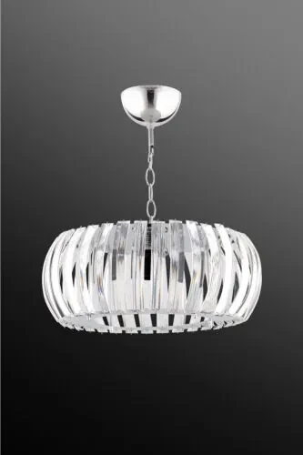 Venus Silver 22 Cm Crystal Stone Chandelier with T. Installation - İSTANBUL AVIZE (1)