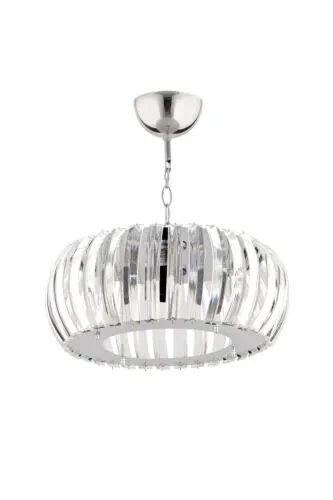 Venus Silver 22 Cm Crystal Stone Chandelier with T. Installation - 6