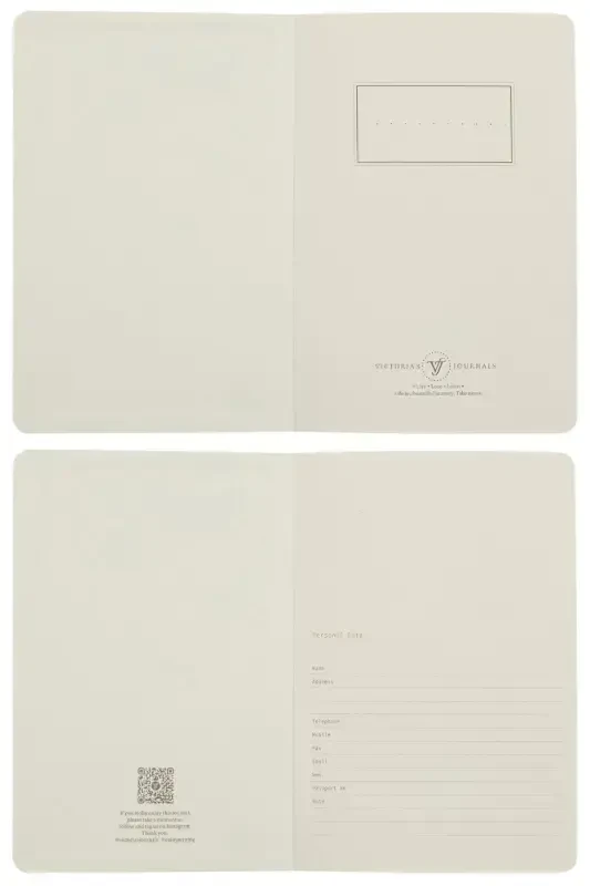 Venzi Hardcover Elastic Band Undated Thick Leaf Dotted Notebook 14x20 Cm-Silver - 5