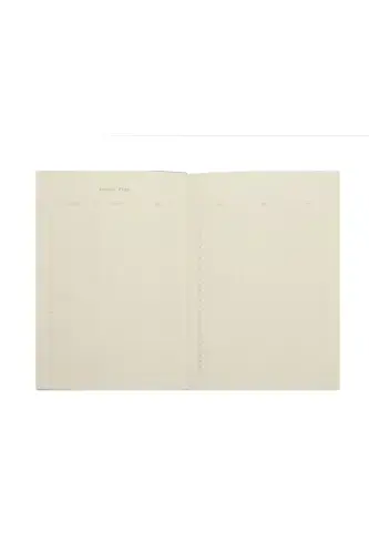 Venzi Hardcover Elastic Undated Thick Leaf Dotted Notebook 14x20 Cm Pastel Blue-Pastel Blue - 3