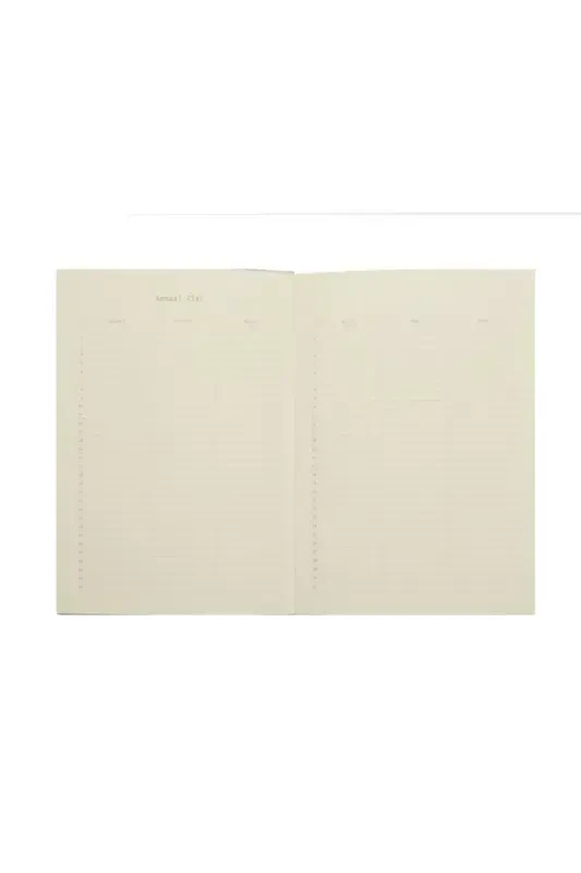 Venzi Hardcover Elastic Undated Thick Leaf Dotted Notebook 14x20 Cm Pastel Blue-Pastel Blue - 3