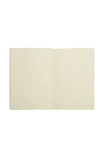 Venzi Hardcover Elastic Undated Thick Leaf Dotted Notebook 14x20 Cm Pastel Blue-Pastel Blue - 4