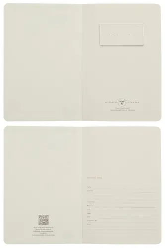 Venzi Qattiq Muqovali Rezinali Sanasiz Qalin Bargli Nuqtali Daftar 14x20 Sm-Kumush - 5