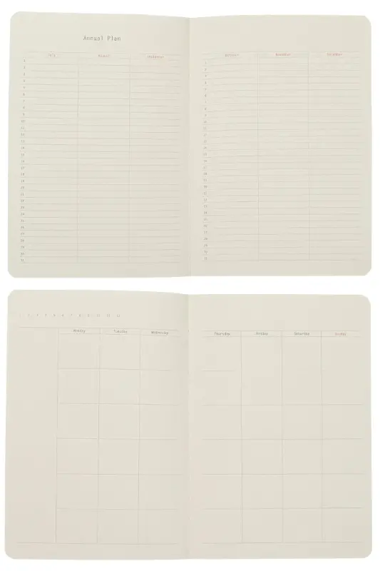 Venzi Sert Kapaklı Lastikli Tarihsiz Kalın Yapraklı Noktalı Defter 14x20 Cm - Gümüş - 6