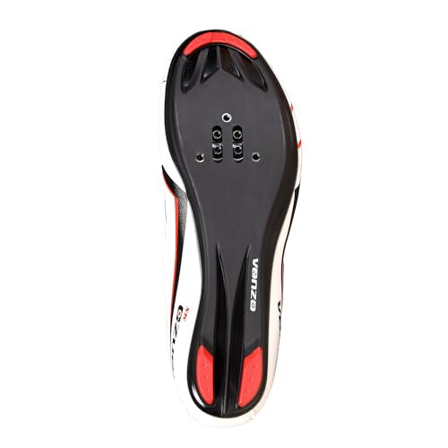 Venzo Bicycle Men's Road Cycling Riding Shoes - 3 Straps - Compatible with Peloton for Shimano SPD & Look ARC Delta - Perfect for Road Racing Bikes - 2