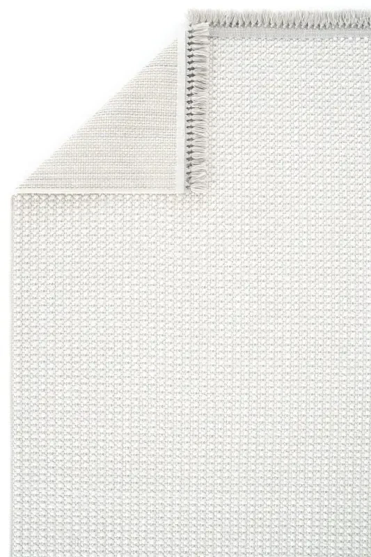 Vera 1451 Krem Yumuşak Dokulu Halı Kilim Salon Mutfak Koridor Kesme Yolluk Dokuma Makine Halısı-Krem - 7