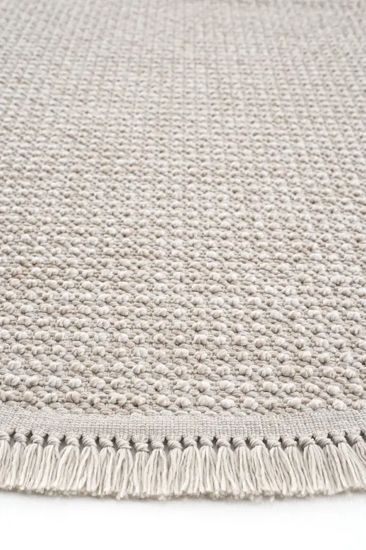 Vera 1452 Mink Carpet Rug Soft Touch Living Room Carpet Kitchen Entrance Round Woven Machine Carpet-Mink - 5
