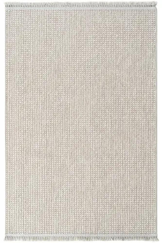 Vera 1452 Vizon Yumuşak Dokulu Halı Kilim Salon Mutfak Koridor Kesme Yolluk Dokuma Makine Halısı-Vizon - COOL HALI (1)