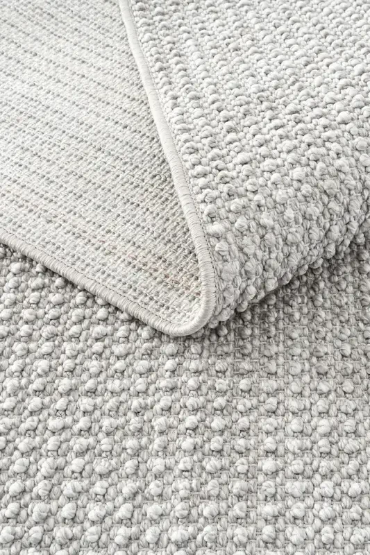 Vera 1453 Grey Soft Touch Rug Kilim Living Room Kitchen Hallway Cut Runner Woven Machine Carpet-Grey - 2