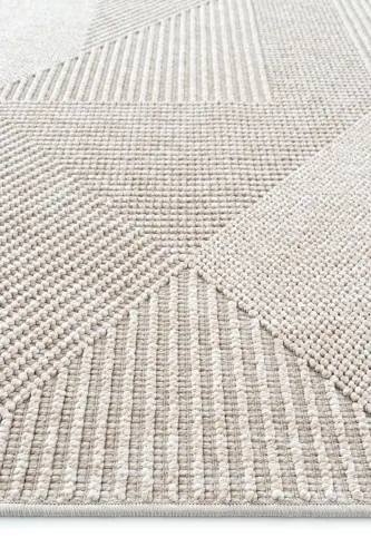 Vera 1455 Vizon Yumuşak Dokulu Halı Kilim Salon Mutfak Koridor Kesme Yolluk Dokuma Makine Halısı - Vizon 2 - 7