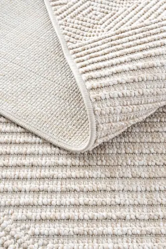 Vera 1455 Vizon Yumuşak Dokulu Halı Kilim Salon Mutfak Koridor Kesme Yolluk Dokuma Makine Halısı - Vizon 2 - 8