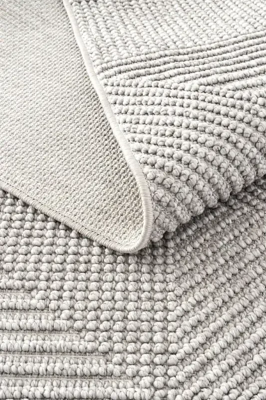 Vera 1456 Gri Yumuşak Dokulu Halı Kilim Salon Mutfak Koridor Kesme Yolluk Dokuma Makine Halısı-Gri 1 - 8