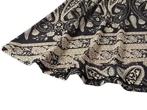 Veranee Ayollar uchun katta o'lchamdagi keng tunika tepasi 3/4 yengli gul naqshli keng futbolka - 5