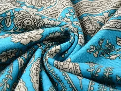 Veranee Ayollar uchun katta o'lchamli keng tunika tepasi 3/4 qisma gulli kengaytmali futbolka - 5