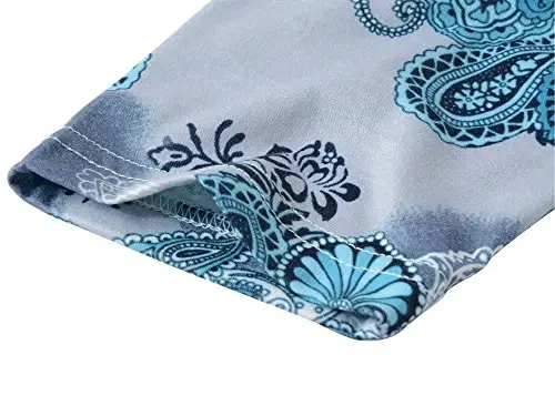 Veranee Women's Plus Size Swing Tunic Top 3/4 Sleeve Floral Flare T-Shirt - 4