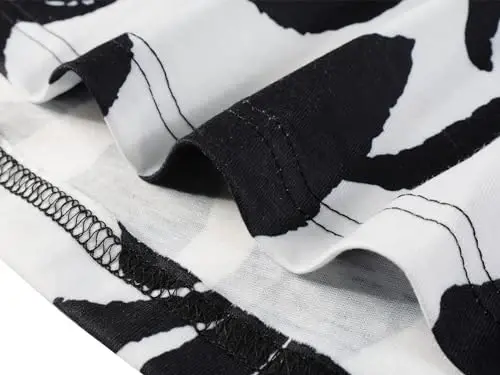 Veranee Women's Plus Size Swing Tunic Top 3/4 Sleeve Floral Flare T-Shirt - 6