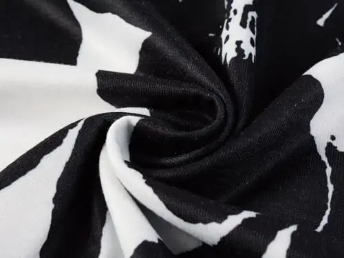 Veranee Women's Plus Size Swing Tunic Top 3/4 Sleeve Floral Flare T-Shirt - 7