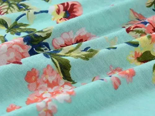 Veranee Women's Plus Size Swing Tunic Top 3/4 Sleeve Floral Flare T-Shirt - 7