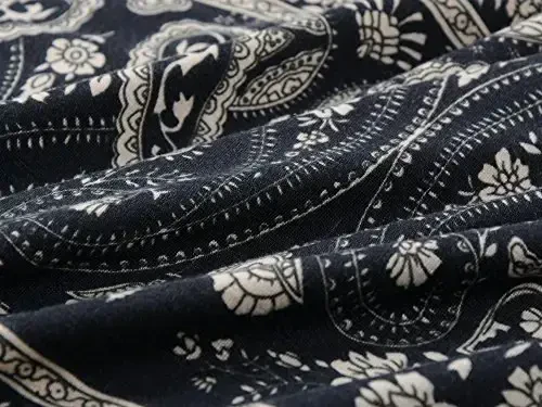 Veranee Women's Plus Size Swing Tunic Top 3/4 Sleeve Floral Flare T-Shirt - 7