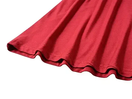 Veranee Women's Plus Size Swing Tunik Top 3/4 Yengli Gul Naqshli Keng Ko'ylak - 6