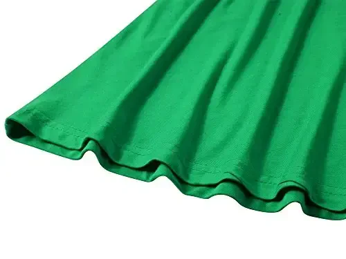 Veranee Women's Plus Size Swing Tunik Top 3/4 Yengli Gull Flare Futbolka - 6